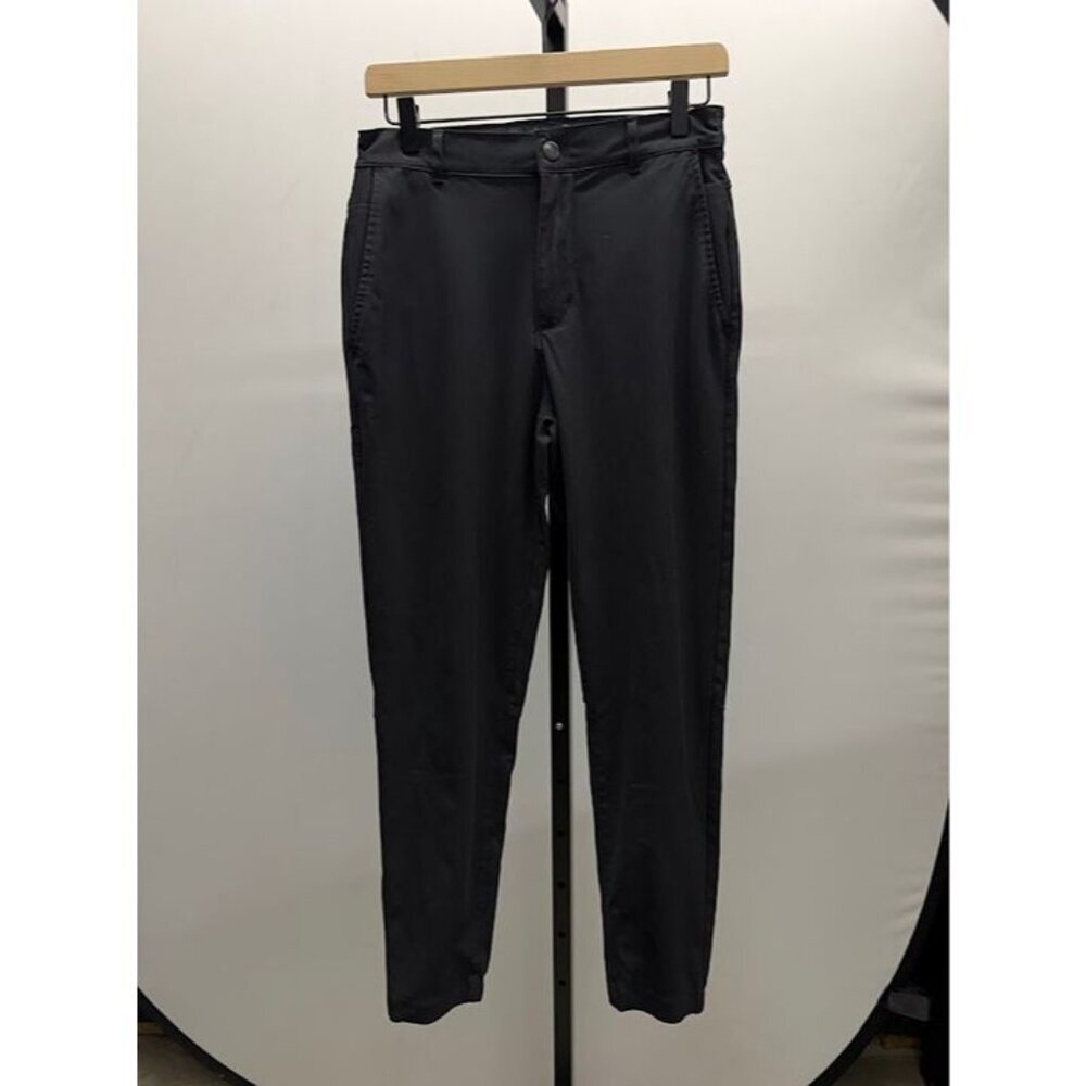 Cuts Black Activewear Stretch Dress Pants